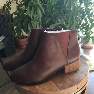 Cognac Ankle Booties